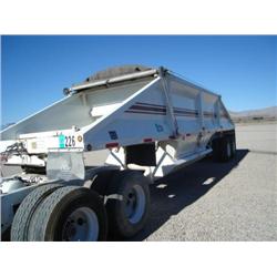 R WAY 3521 T/A 35ft. BOTTOM DUMP TRAILER, s/n 1R9BS35291L168595: