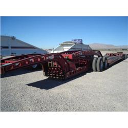 COZAD 75 ton 10 AXLE  LOWBOY TRAILER CONSISTING OF;
