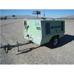 SULLAIR 185DPQ 185CFM PORTABLE AIR COMPRESSOR, s/n E04-117472: