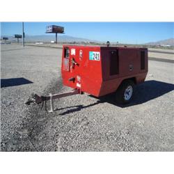 SULLAIR 185DPQ 185CFM PORTABLE AIR COMPRESSOR, s/n 004-109587: