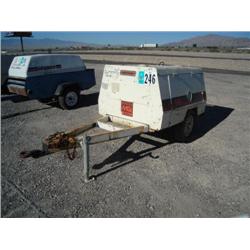 MULTIQUIP DPS-90SST 90CFM PORTABLE AIR COMPRESSOR, s/n 3600687: