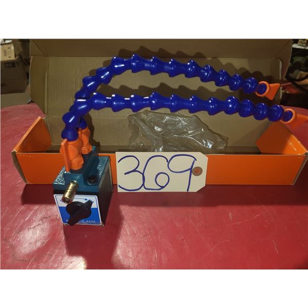 Magnetic flow nozzles for coolant