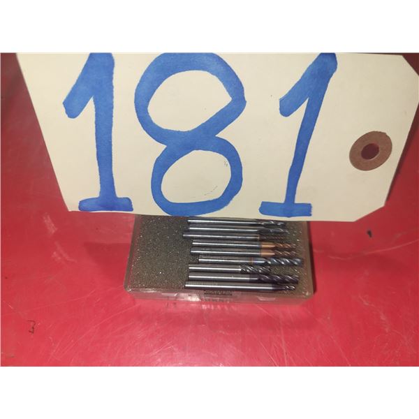 Box(9) of Solid Carbide End Mill shank 1/8"