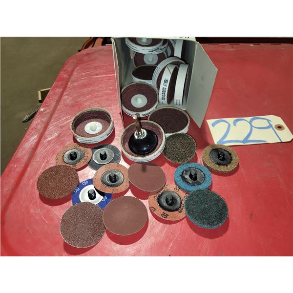 Lot of Assorted Disc 2" and Edge Pro 3" with Mandrel