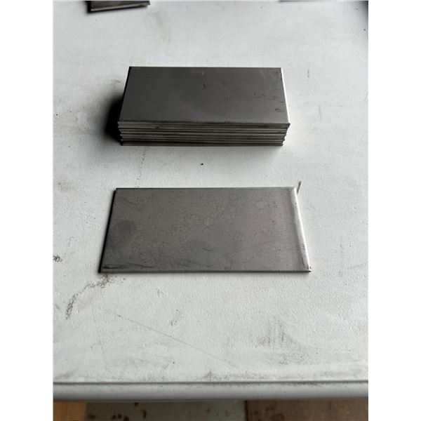 PLAQUE INOX 304 = ,125 X 3 X 6 / LOT DE 10