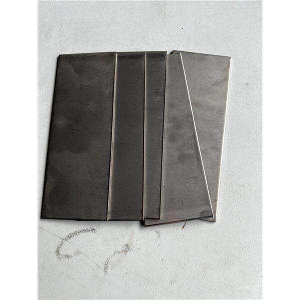 PLAQUE INOX 304 = ,125 X 4 X 16 / LOT DE 5