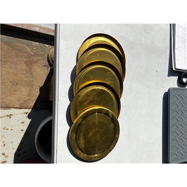 LAITON ASSIETTE 6,5 DIAM X ,040 ÉPAIS (LOT 5)