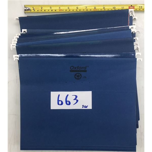30 Dossiers suspendus Format lettre