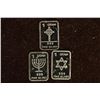Image 1 : 3-1 GRAM PROOF SILVER INGOTS: CROSS, JEWISH