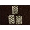 Image 2 : 3-1 GRAM PROOF SILVER INGOTS: CROSS, JEWISH