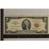 Image 1 : 1963-A US $2 RED SEAL BILL