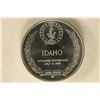 Image 2 : .46 OZ. PROOF STERLING SILVER IDAHO STATE ROUND