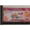 Image 1 : 2020 SRI LANKA 20 RUPEE CRISP UNC, COLORIZED BILL