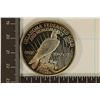 Image 1 : 1 TROY OZ .999 FINE SILVER PROOF ROUND WITH PEACE