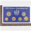 Image 1 : 1990 GERMAN 6 COIN UNC SET WITH VIRDIGRIS