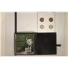 Image 2 : 4 COIN JFK SET WITH UNCANCELLED US 5 CENT STAMP