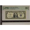 Image 1 : 1957 $1 SILVER CERTIFICATE PMG CHOICE ABOUT UNC 58