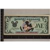 Image 1 : 1987 ONE DISNEY DOLLAR CRISP UNC BILL: MICKEY