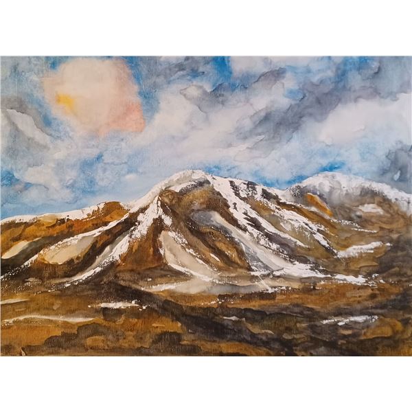 Mountain Sunburst by Linda Parisi