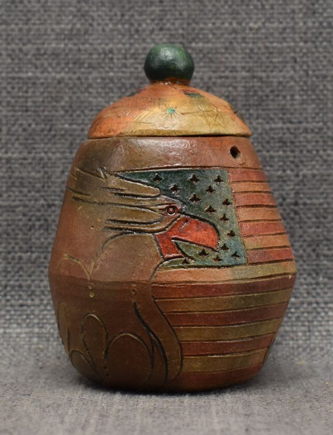 Native Liquid Containers NAVAJO POTTERY CONTAINER (L WIL)