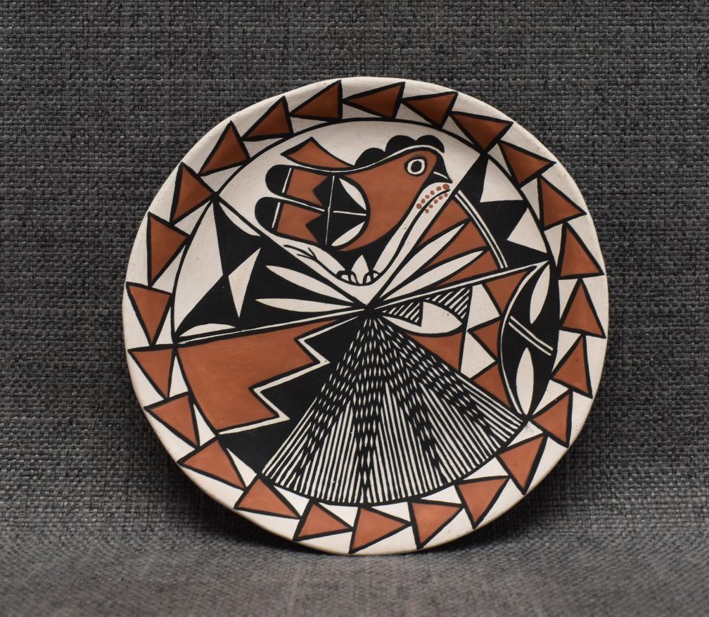 ACOMA POTTERY PLATE (CAROLINE LUCARIO)