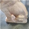 Image 8 : 46" MARBLE DOG STATUE