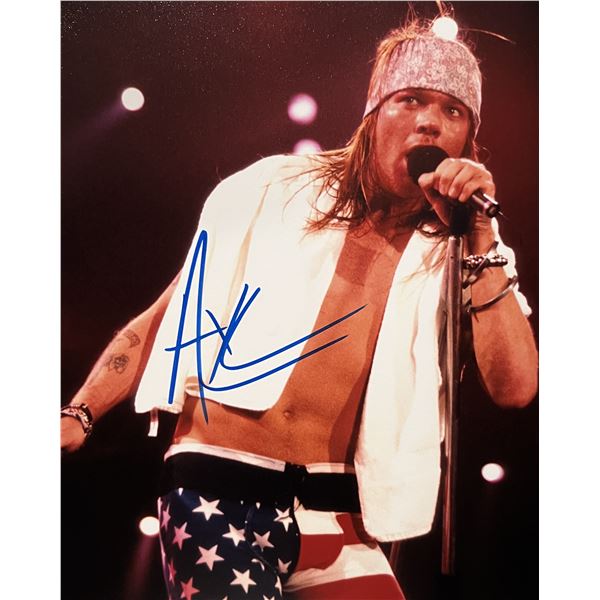 Guns N Roses Axl Rose signed photo
