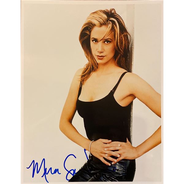Mira Sorvino signed photo
