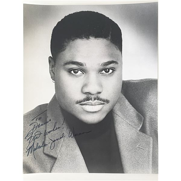 Cosby Show actor Malcolm-Jamal Warner signed photo