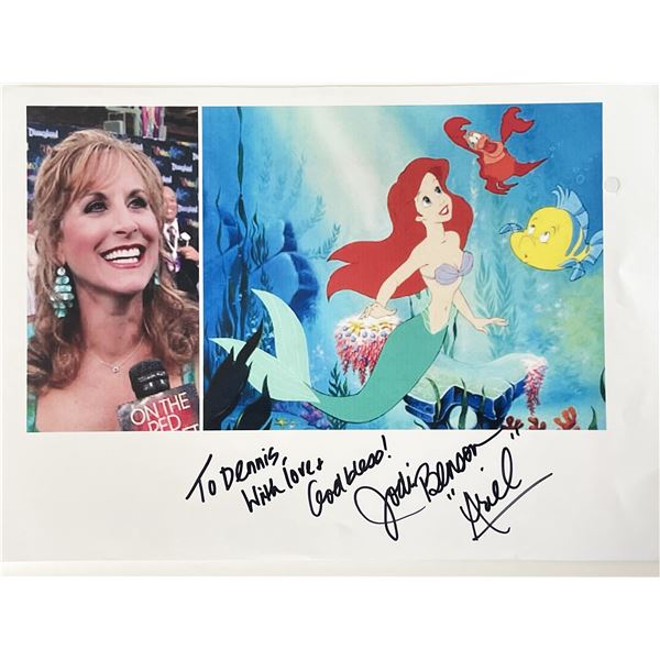 The Little Mermaid voice actress Jodi Benson signed photo