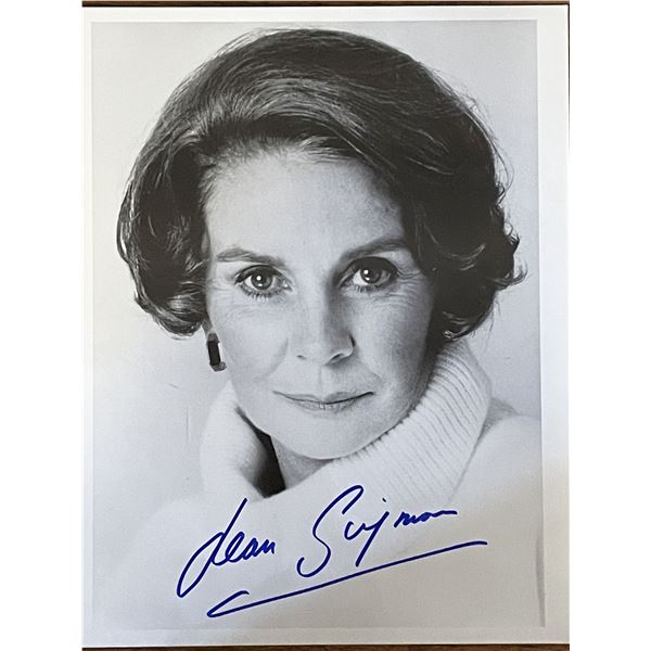 Jean Simmons signed photo