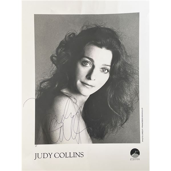 Actress Judy Collins signed photo