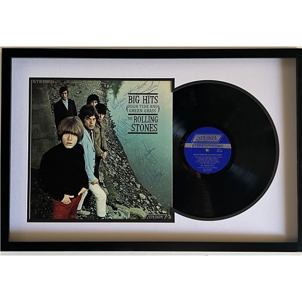 Rolling Stones Big Hits High Tide And Green Grass signed album