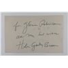 Image 1 : Helen Gurley Brown signed note