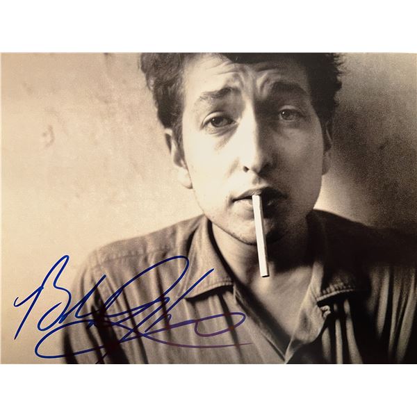 Bob Dylan signed photo