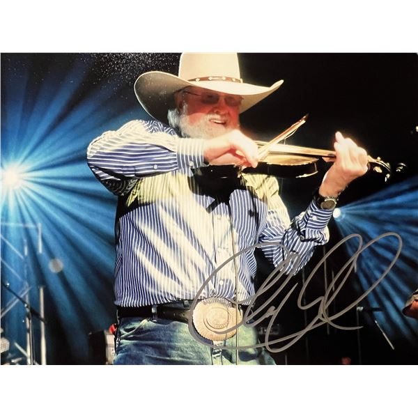 Charlie Daniels signed photo