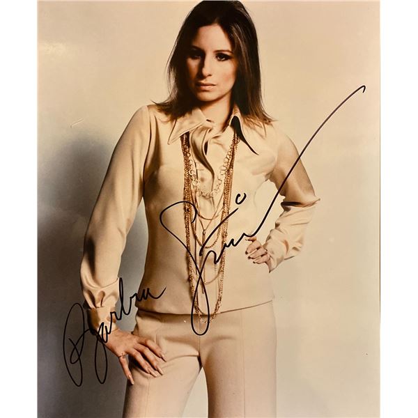 Barbra Streisand signed photo