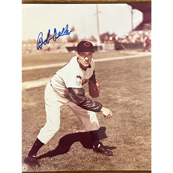 Bob Feller signed photo