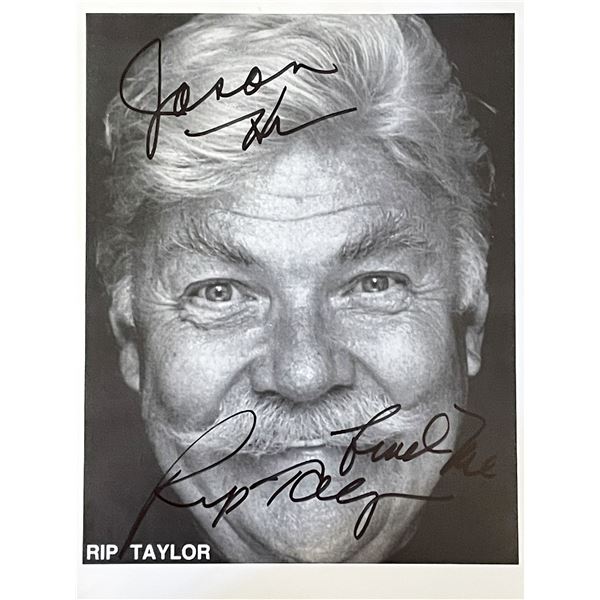 Rip Taylor signed photo
