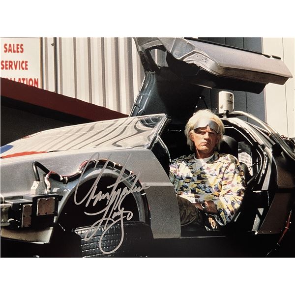 Back to The Future Christopher Lloyd signed photo