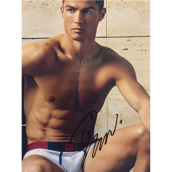 Soccer Star Cristiano Ronaldo signed photo