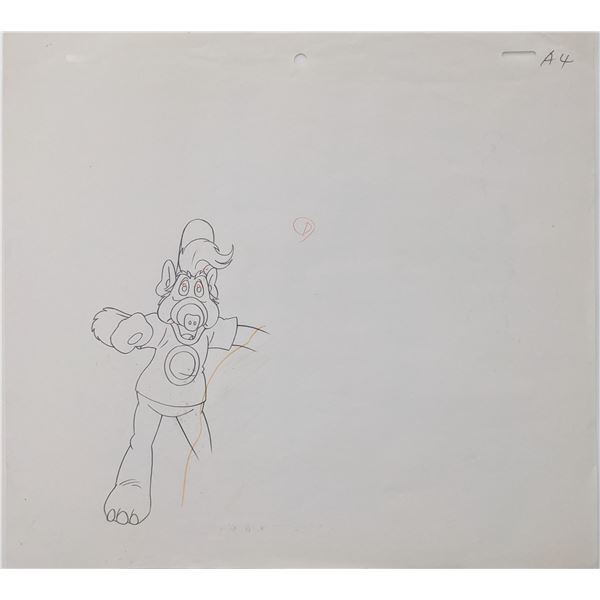 ALF Tales Original Sketch and Animation Cel