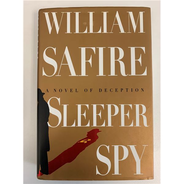 Sleeper Spy William Safire signed first edition book
