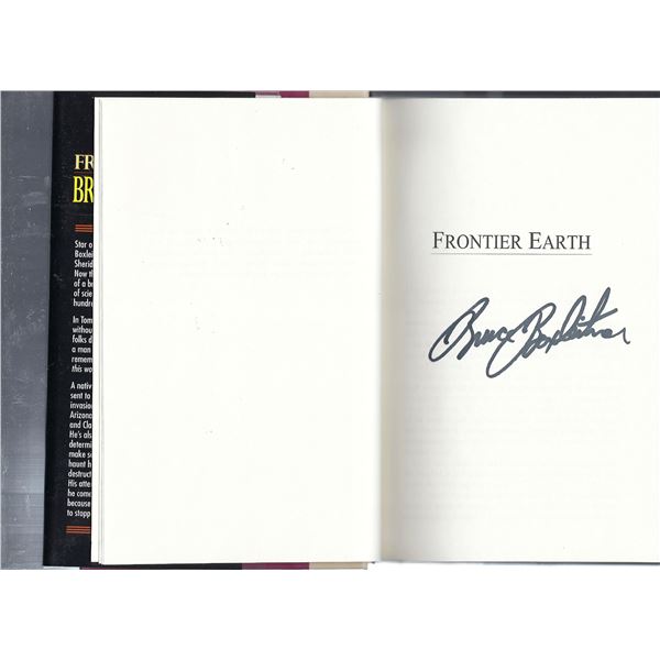 Frontier Earth Bruce Boxleitner signed book
