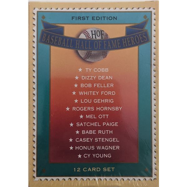 Baseball Hall Of Fame Heroes Official Baseball Card Stamps