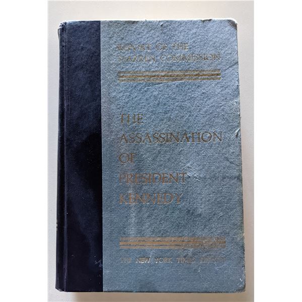 Gerald Ford Signed Warren Commission Report The Assassination of President Kennedy Book