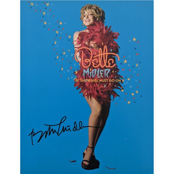 Bette Midler signed Tour Book
