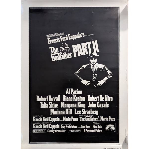 The Godfather Part II 1974 Original 30x40 Movie Poster