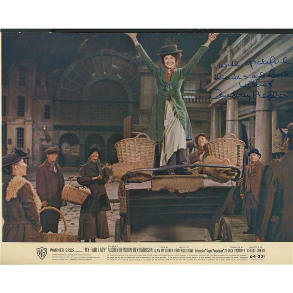 Audrey Hepburn signed photo. GFA Authenticated