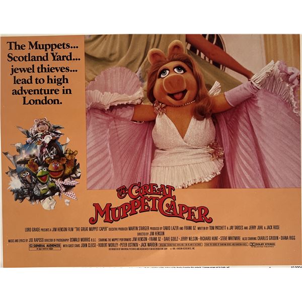 The Great Muppet Caper original vintage lobby card